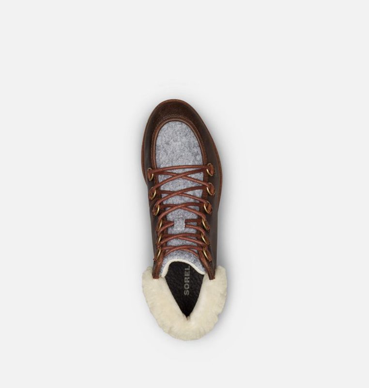 Sorel Dam Stövlar Mörk Röda - Harlow™ Lace Cozy Låga - KWC-705968